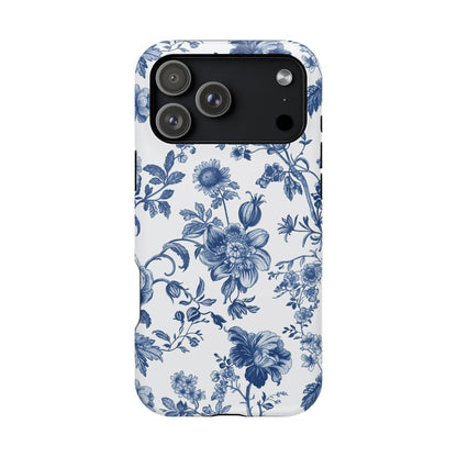 French Navy Toile iPhone Case