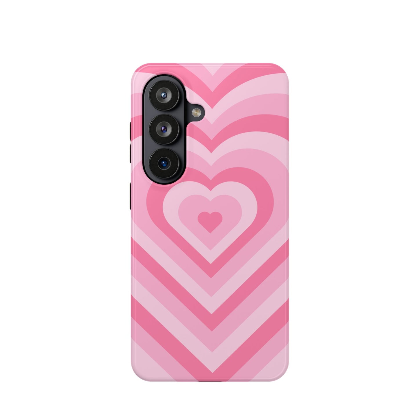 Pink Glowing Hearts Samsung Case