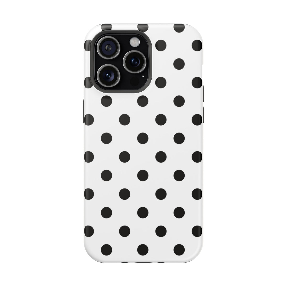Black Polka Dots iPhone Case