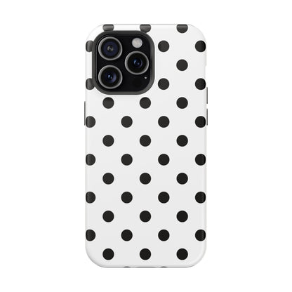 Black Polka Dots iPhone Case