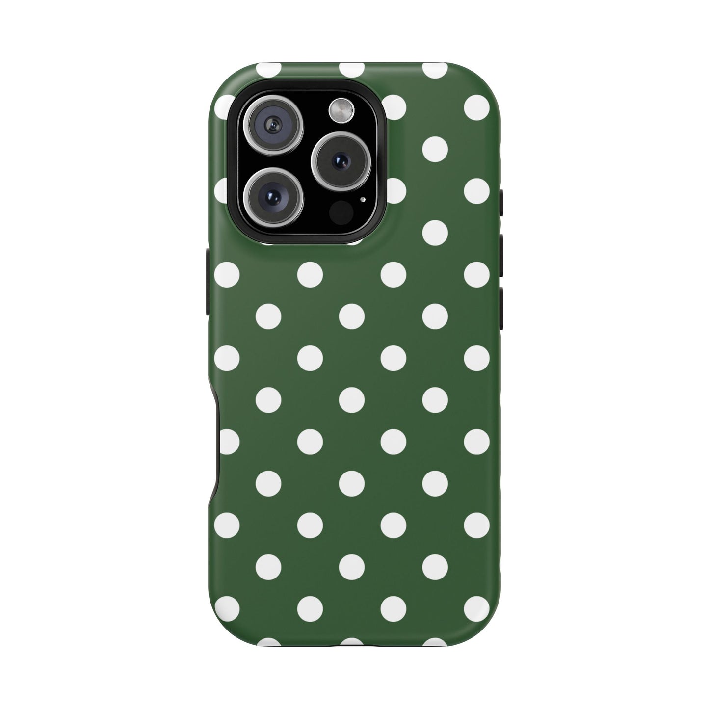 Green Polka Dots iPhone Case