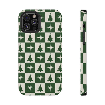 Evergreen Check iPhone Case