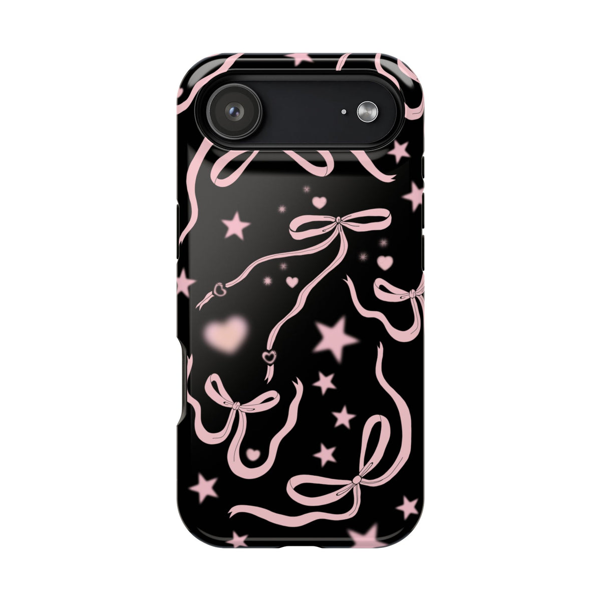 Black Cosmic Bows iPhone Case from Stella Cases