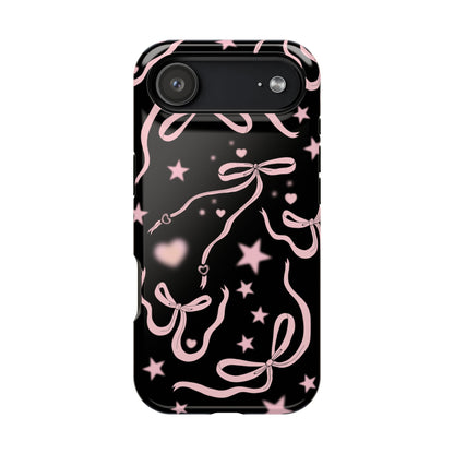 Black Cosmic Bows iPhone Case from Stella Cases