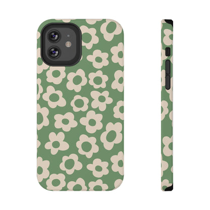 Green Las Flores iPhone Case