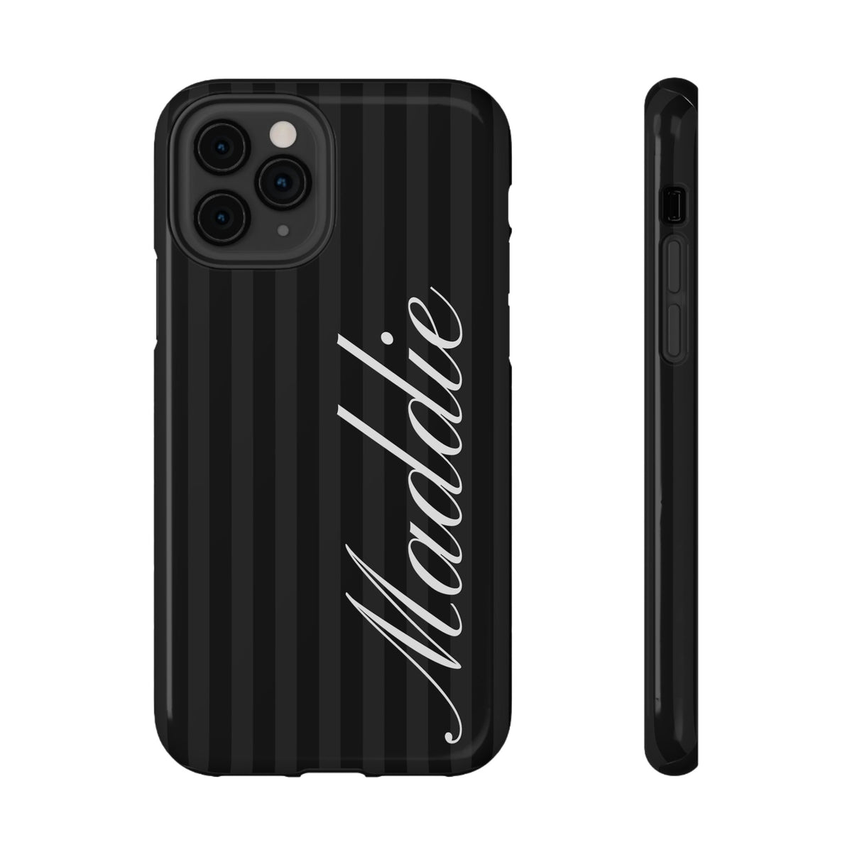 Custom Black Stripes iPhone Case