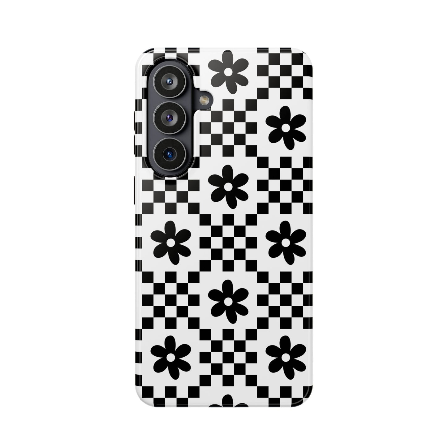 Monochrome Daisy Samsung Case