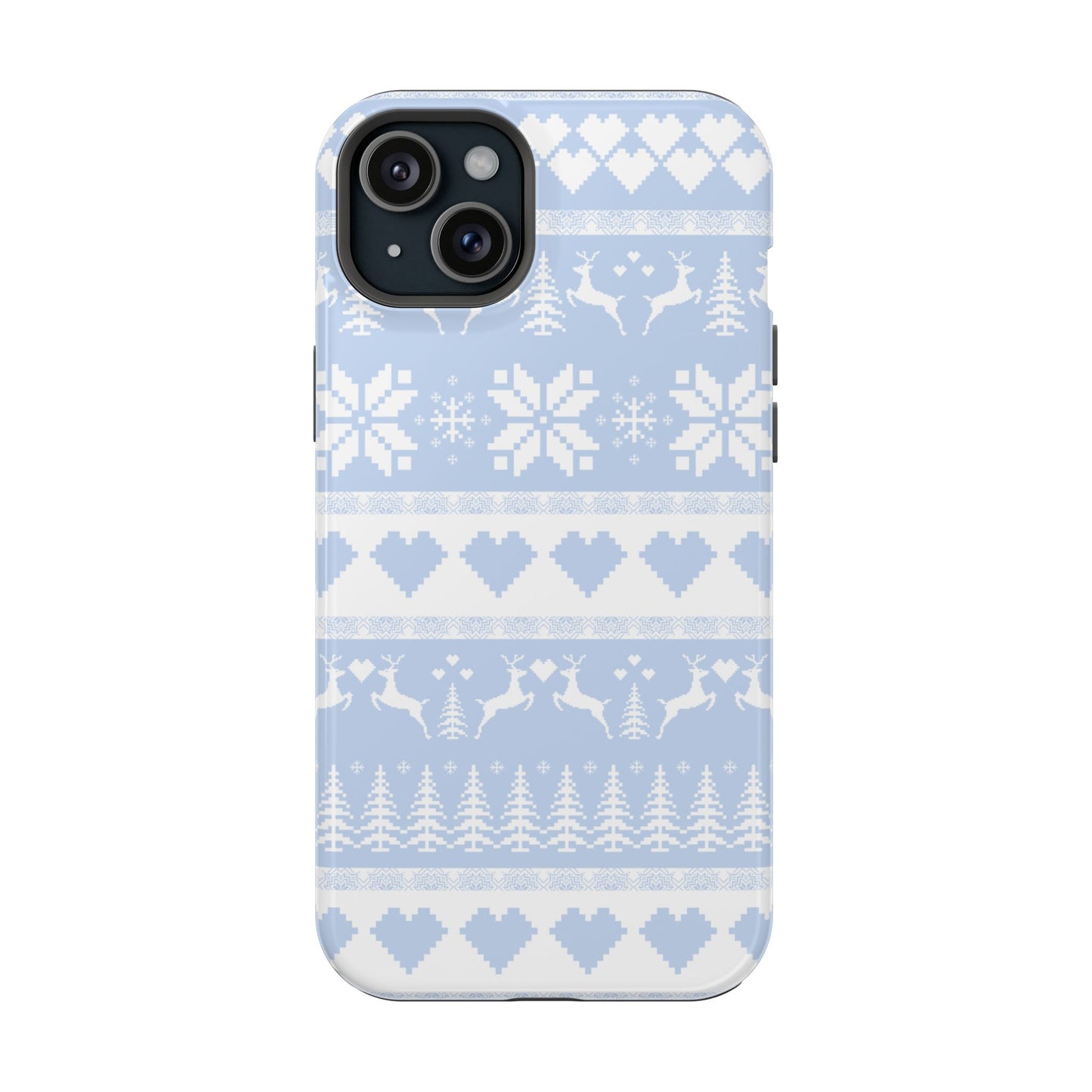 Blue Christmas Sweater iPhone Case