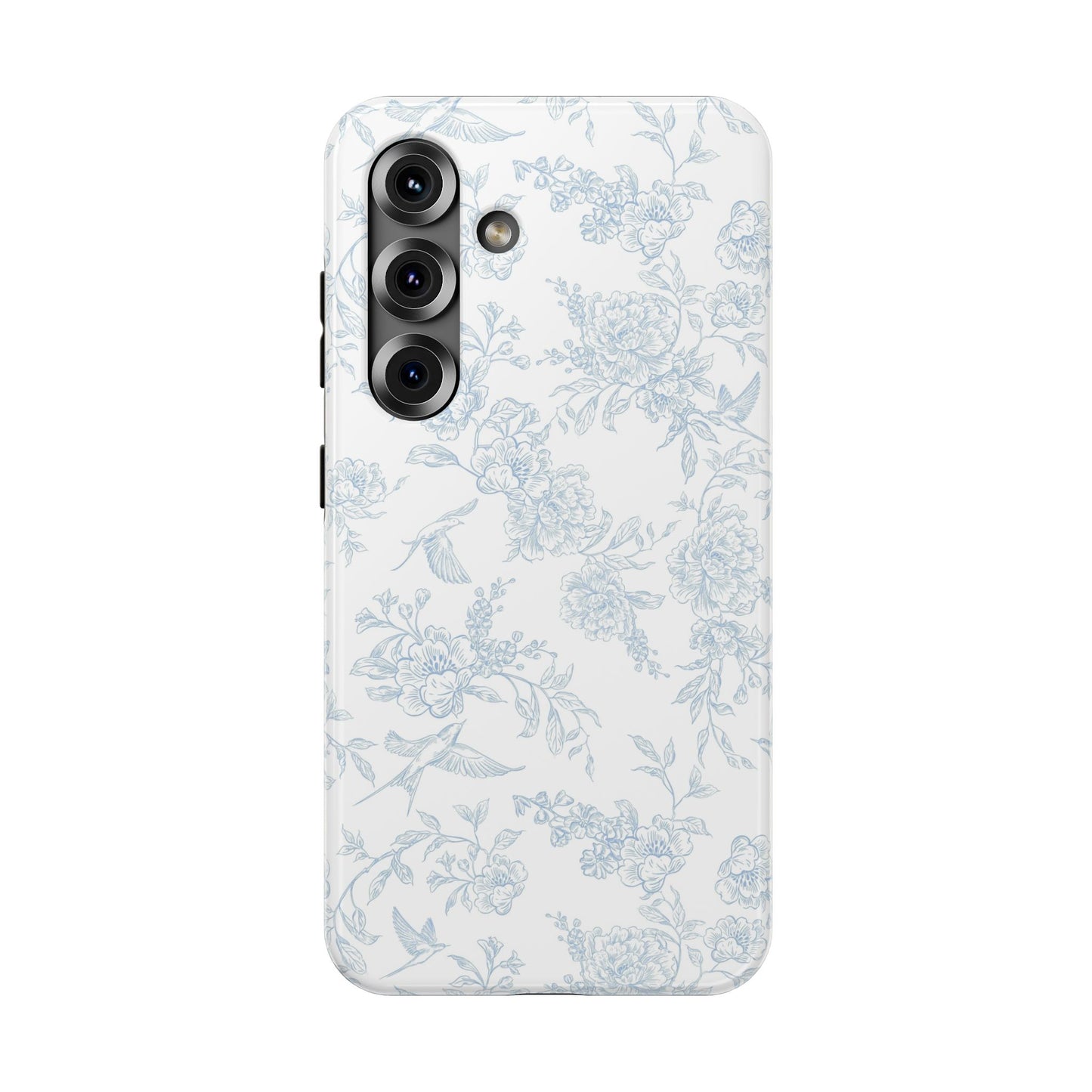 French Blue Toile Samsung Case