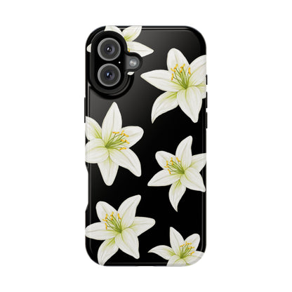 Black Tiger Lily iPhone Case