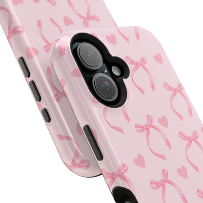 Bows & Hearts iPhone Case