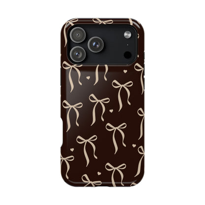Chocolate Bows iPhone Case