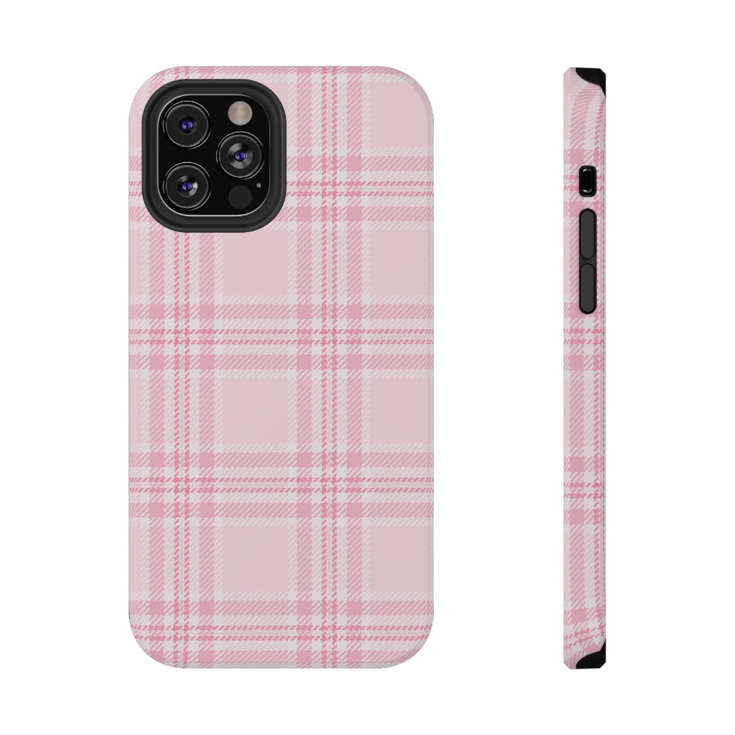 Pink Plaid iPhone Case