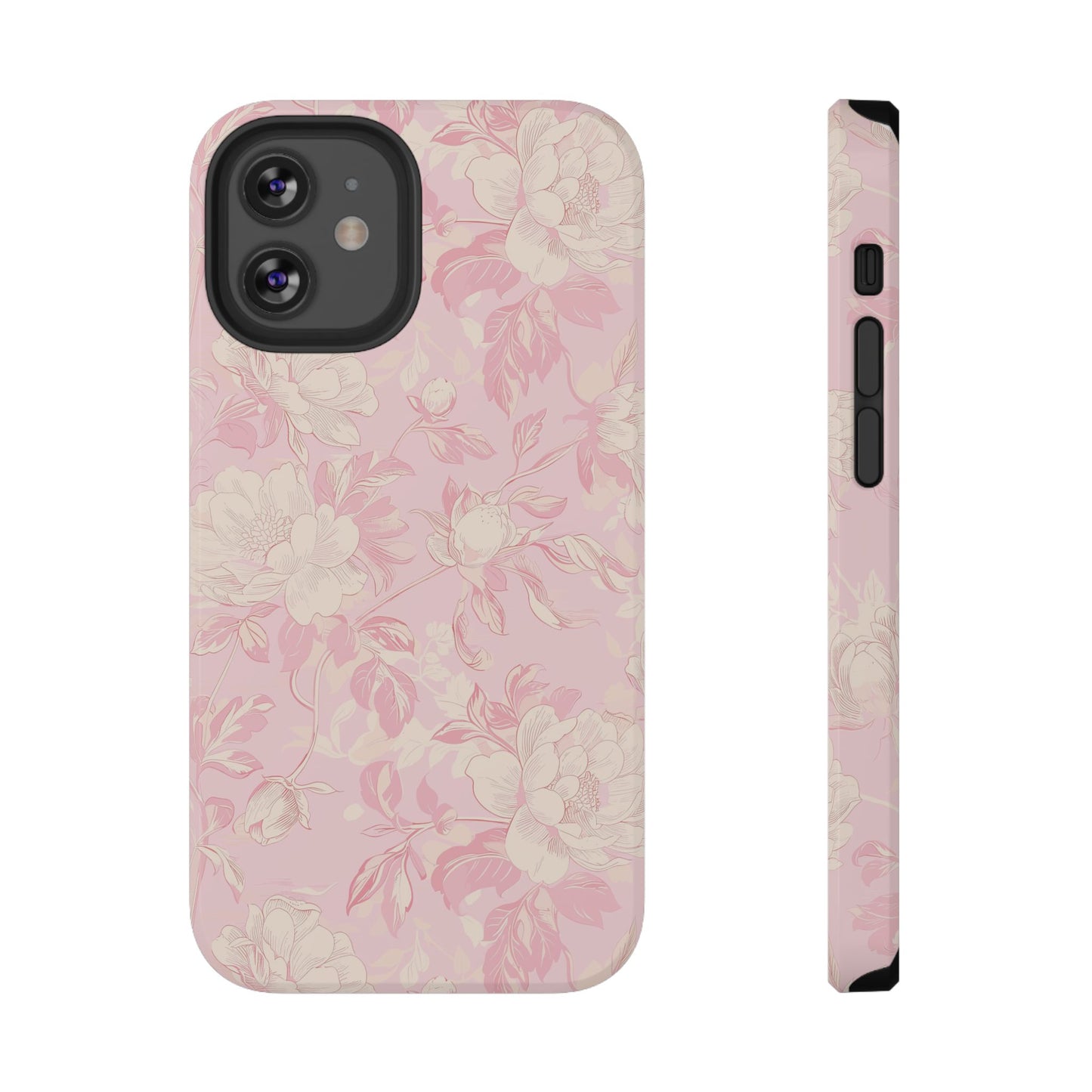 Pretty Pink Toile iPhone Case