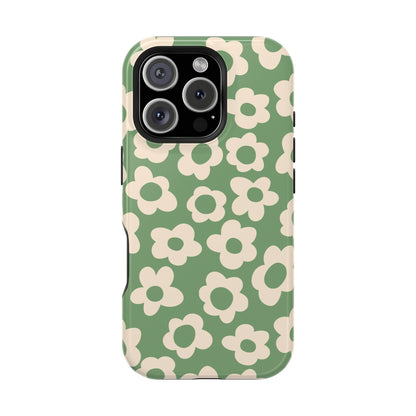 Green Las Flores iPhone Case