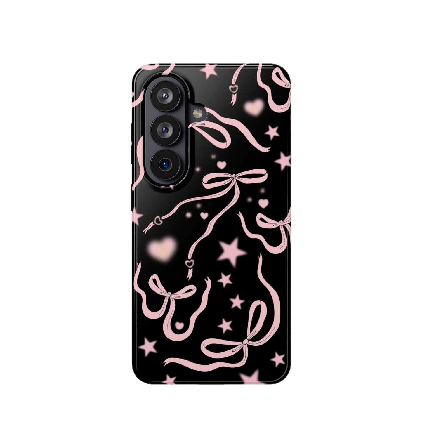 Black Cosmic Bows Samsung Case
