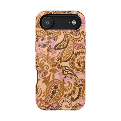 Honey Rose Paisley iPhone Case