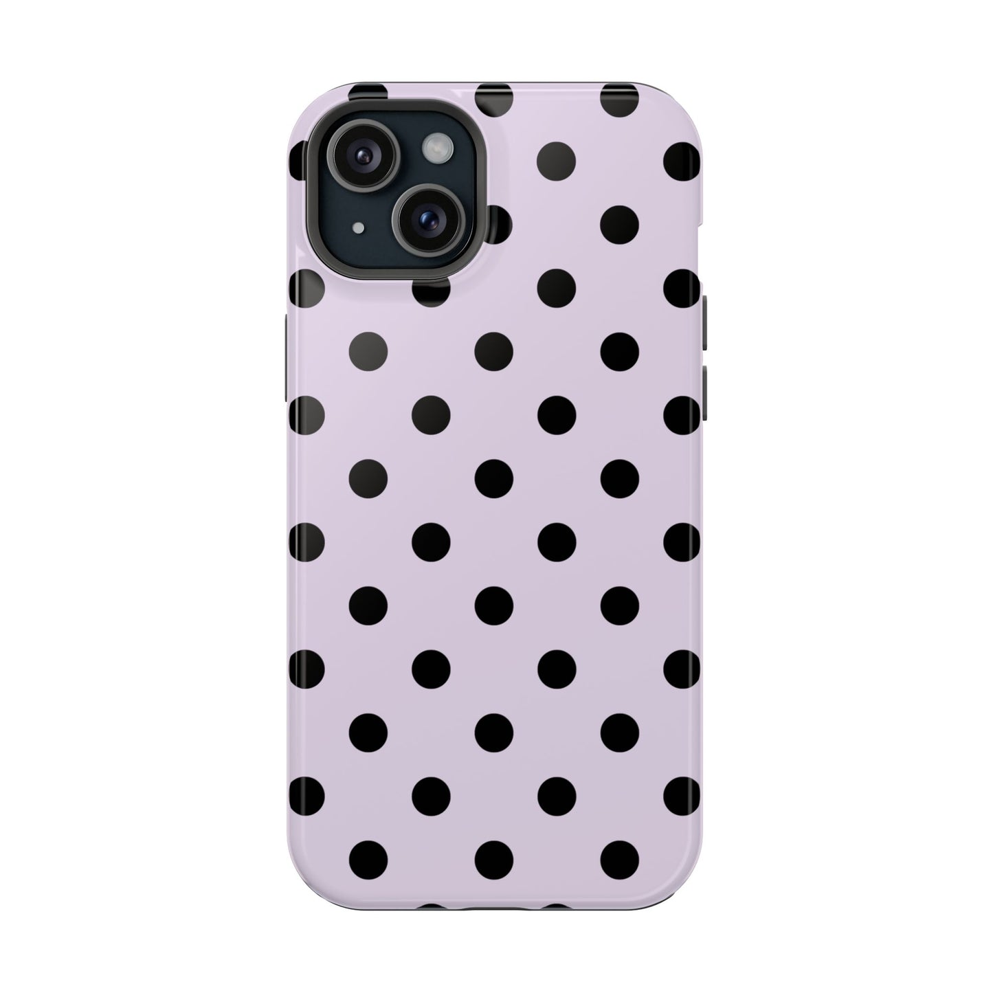 Lilac Polka Dots iPhone Case