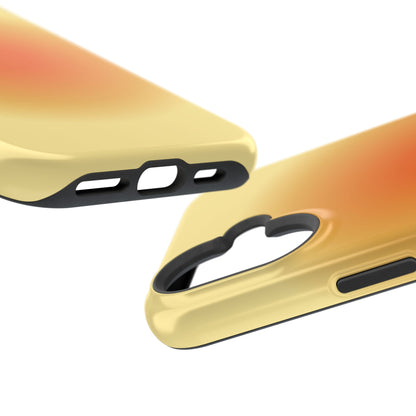 Orange Aura iPhone Case
