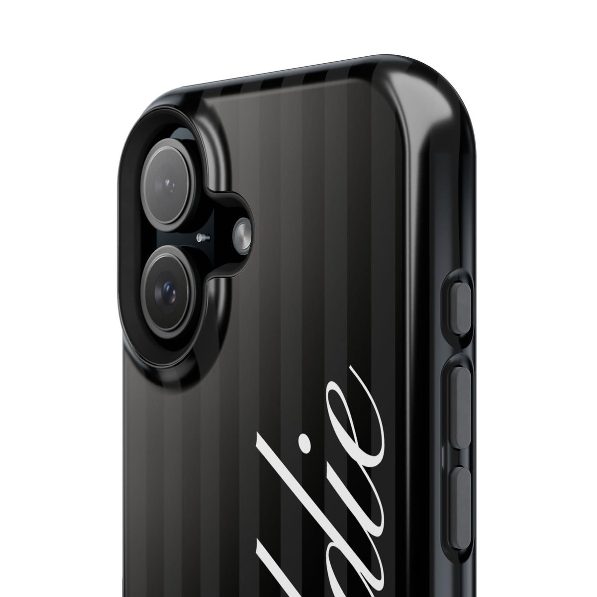 Custom Black Stripes iPhone Case