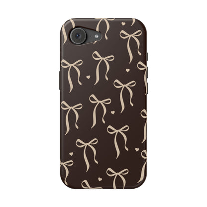 Chocolate Bows iPhone Case