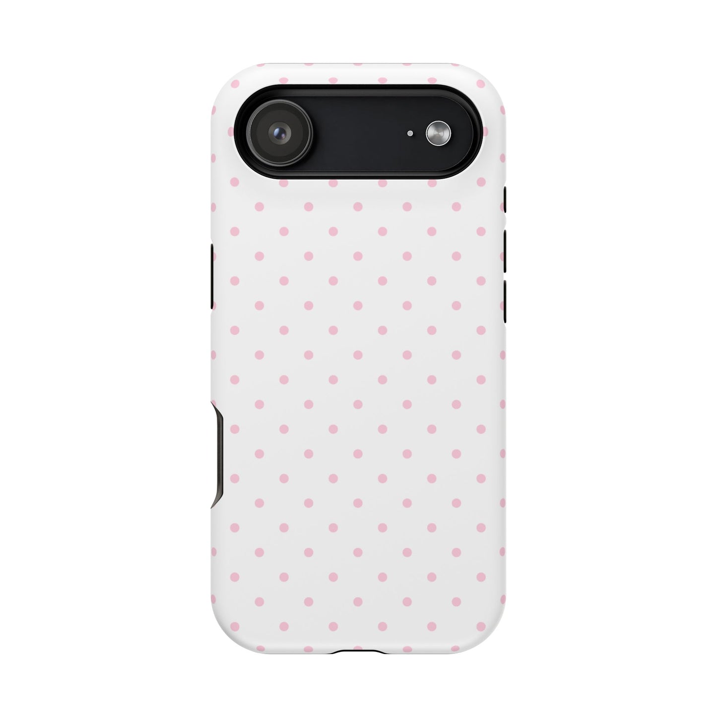 Pink Clouds Mini Dots iPhone Case
