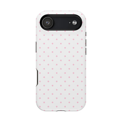Pink Clouds Mini Dots iPhone Case