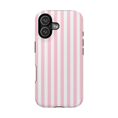 Pink Picnic Stripes iPhone Case