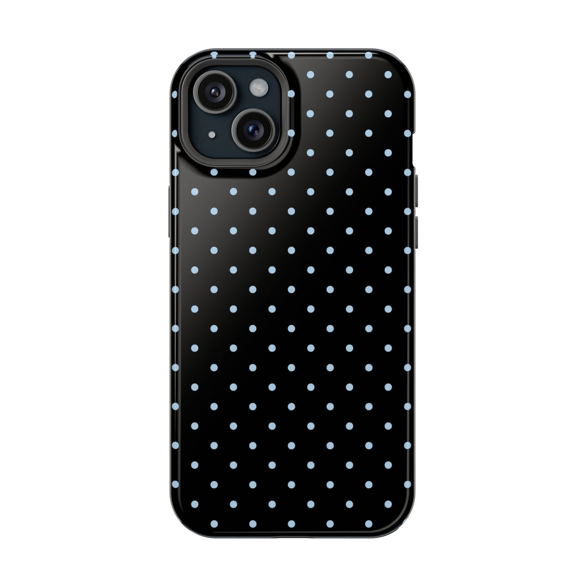 Blue Velvet Mini Dots iPhone Case