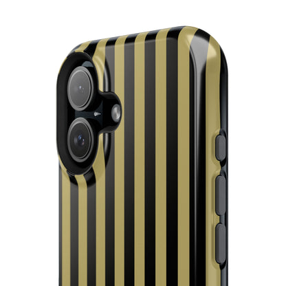 Custom Initials Wicked Stripes iPhone Case