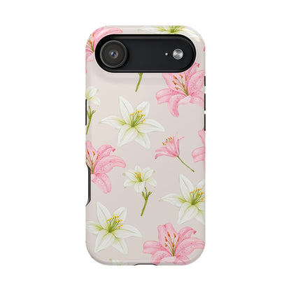 Beige Tiger Lily iPhone Case from Stella Cases