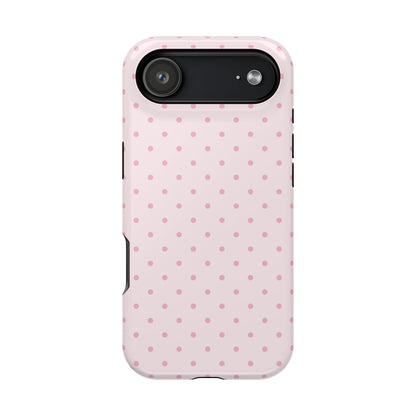 Pink Sprinkles Mini Dots iPhone Case