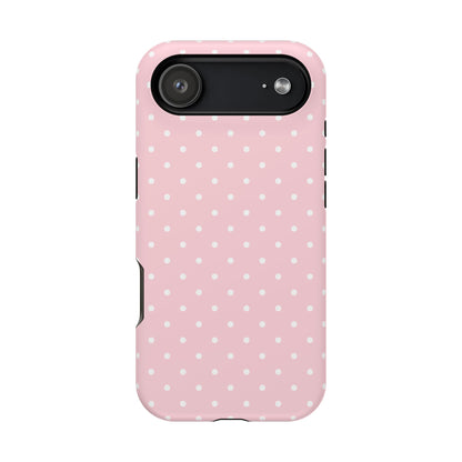 Pink Candy Mini Polka Dots iPhone Case