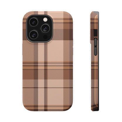 Toffee Plaid iPhone Case