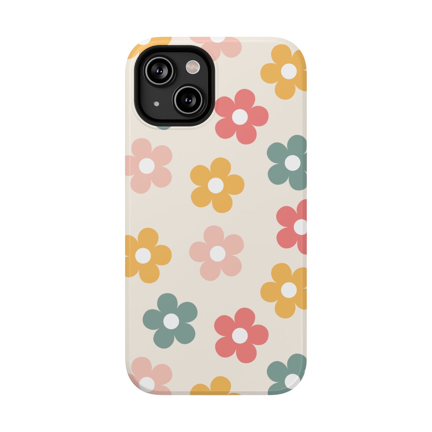 Boho Retro Flowers iPhone Case