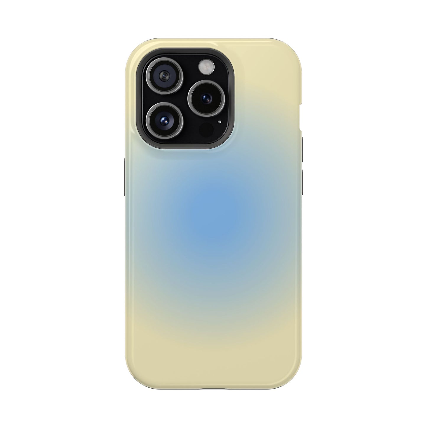 Blue & Yellow Aura iPhone Case