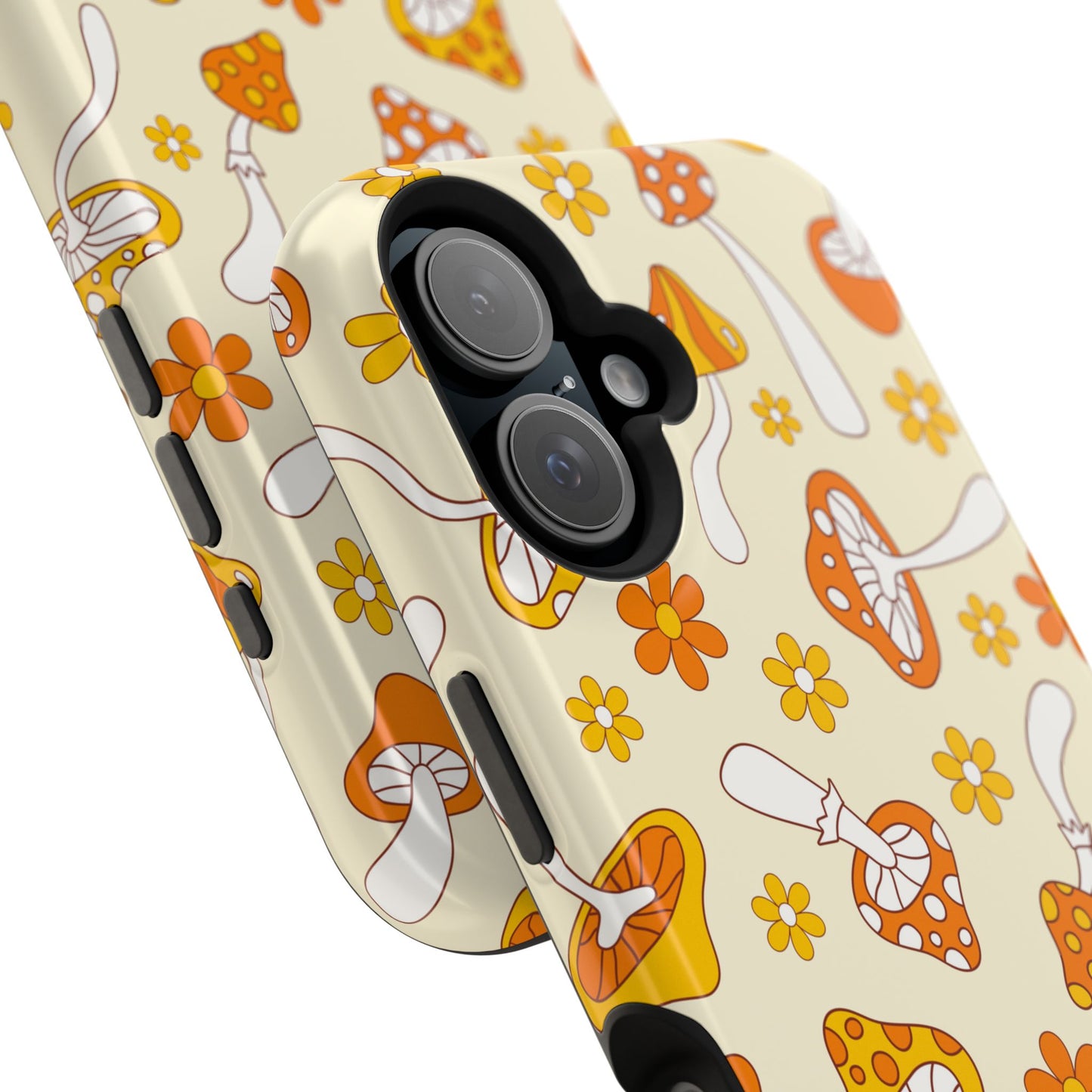 Retro Mushrooms iPhone Case