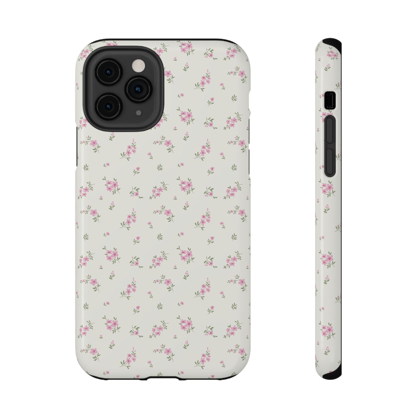 Blush Ditsy Flowers iPhone Case