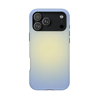 Blue & Yellow Aura iPhone Case