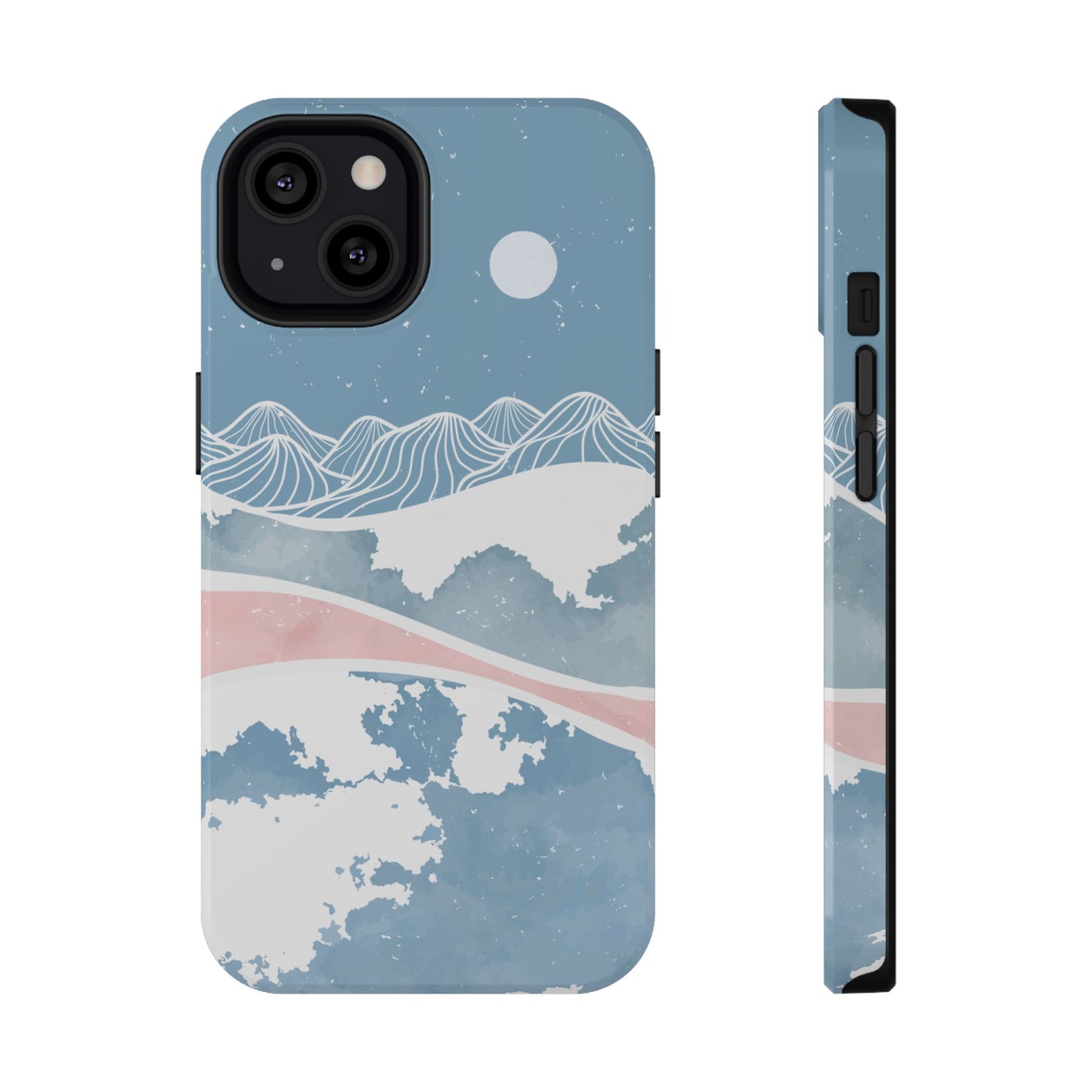Blue Winter Night iPhone Case