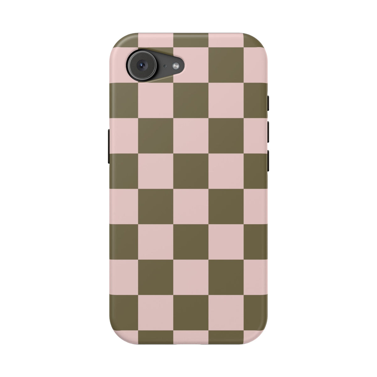 Pink Pistachio Checkered iPhone Case