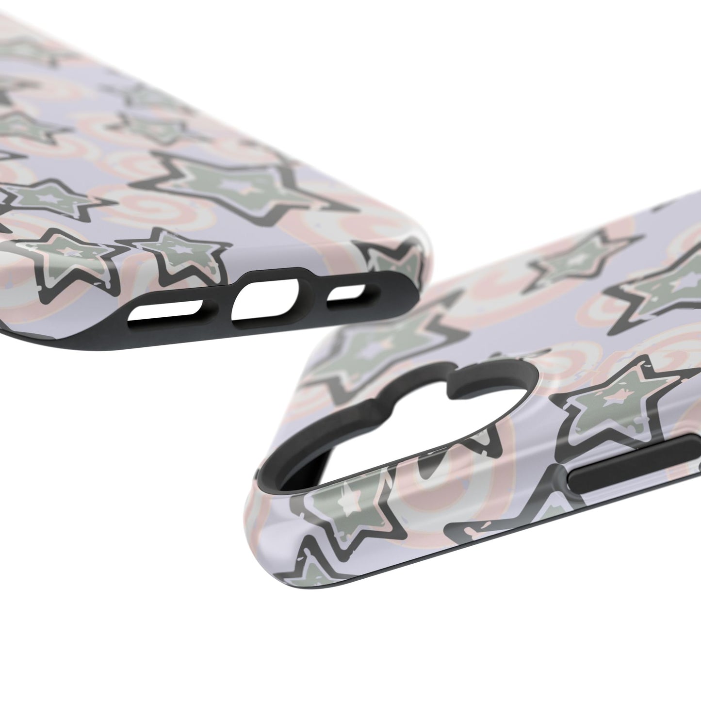Y2K Gray Star iPhone Case