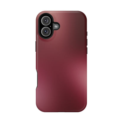 Burgundy Aura iPhone Case