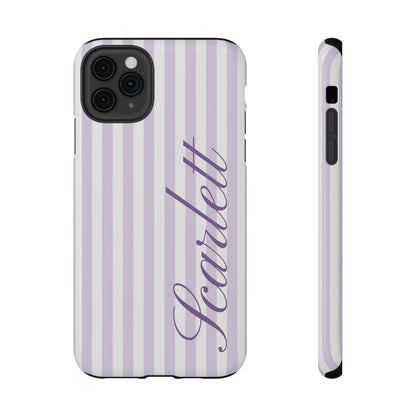 Personalized Lilac Beau iPhone Case
