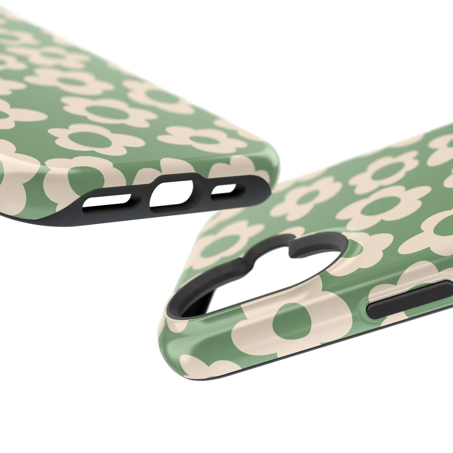 Green Las Flores iPhone Case