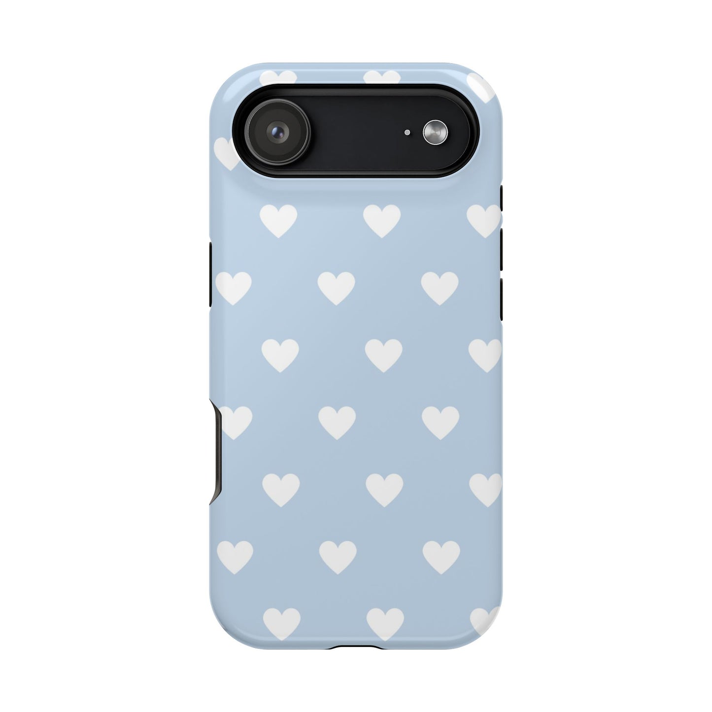 Blue Hearts iPhone Case