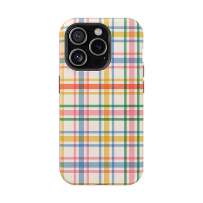 Retro Plaid iPhone Case