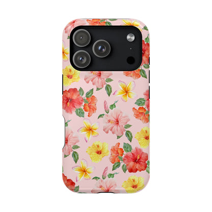Pink Hibiscus Bloom iPhone Case