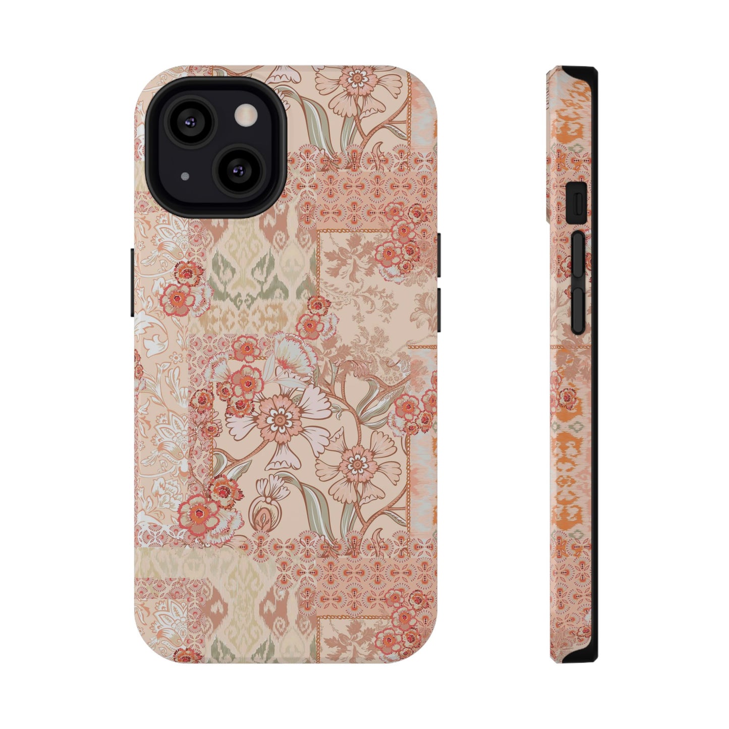 Peachy Paisley iPhone Case