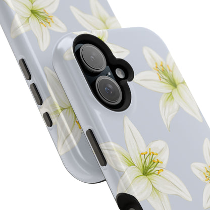 Blue Tiger Lily iPhone Case